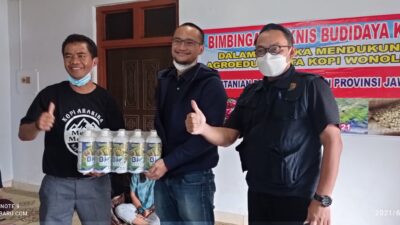 Dinas Pertanian dan Perkebunan Provinsi Jawa Tengah didukung PT Novelia Abimanyu Sosialisasi Agroeduwisata Kopi