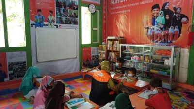 Rumah Zakat Dorong Minat Baca Anak Di Desa Sempu Blora