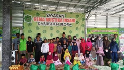 Peringati Tahun Baru Islam dan HUT RI ke 77, Yayasan GMI Berbagi dengan Anak Yatim