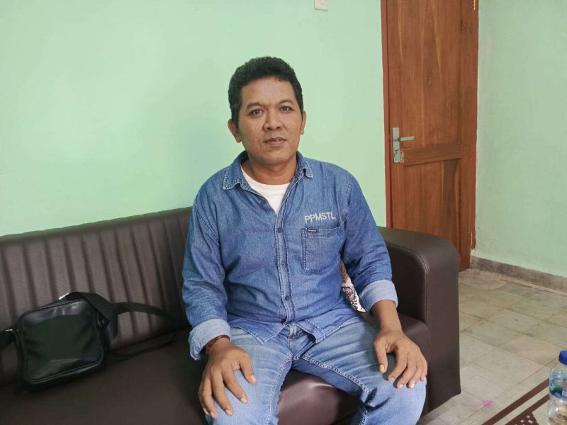 Ketua Perkumpulan Penambang Minyak Sumur Timba Ledok, Daryanto. 