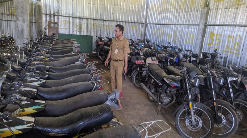 Kendaraan yang akan di lelang