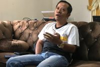 Ketua Bampeperda, H. Mochamad Mukhlisin di ruang komisi A DPRD Blora.