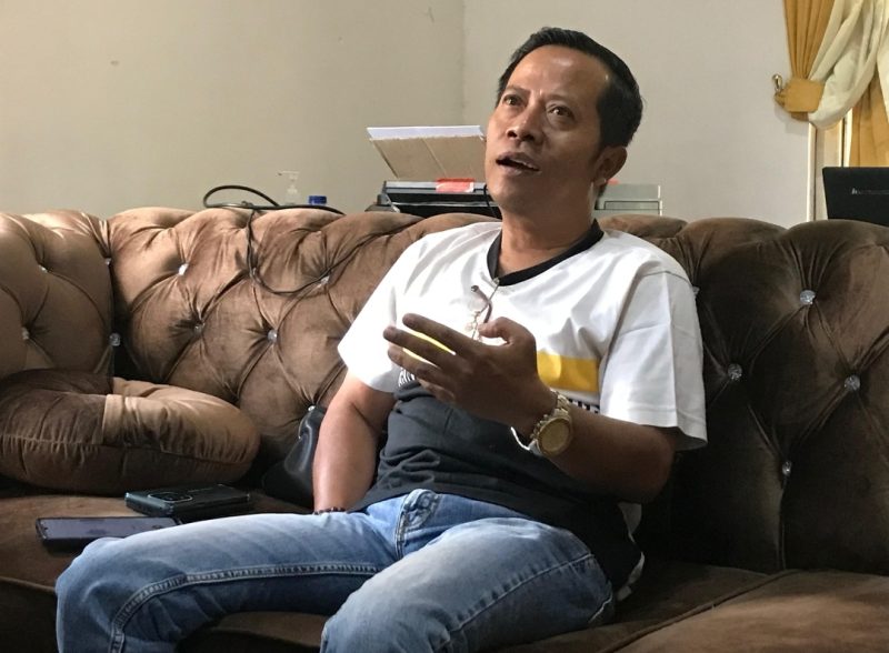 Ketua Bampeperda, H. Mochamad Mukhlisin di ruang komisi A DPRD Blora.
