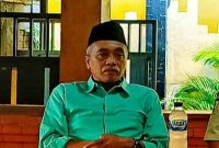 Ketua DPC PKB, Abdul Hakim dalam acara FGD di Resto Green, Blora.