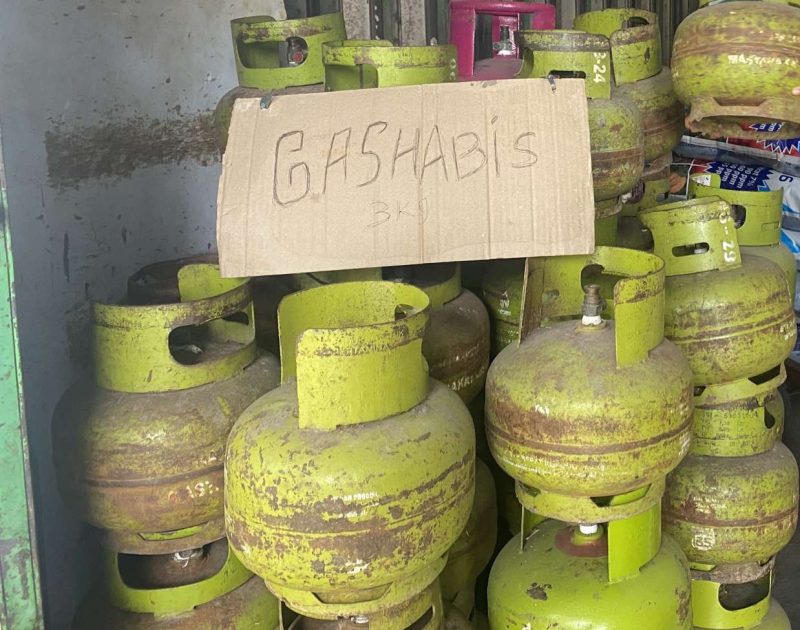 Stok gas elpiji 3 kg habis di Blora.