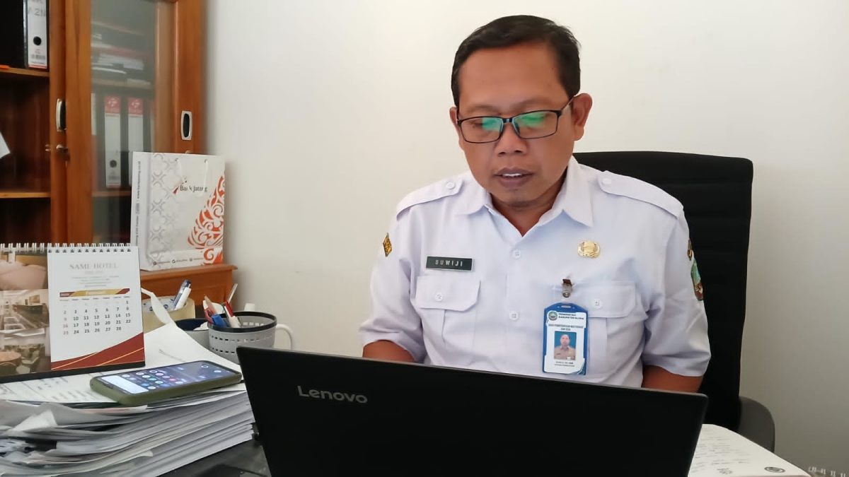 Kepala Bidang Penataan, Pengembangan, dan Pengelolaan Keuangan Desa Dinas Pemberdayaan Masyarakat dan Desa (PMD) Blora, Suwiji.