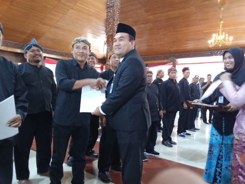 Ketua Badan Permusyawaratan Desa (BPD) Gedongsari, Helmi Hidayat.