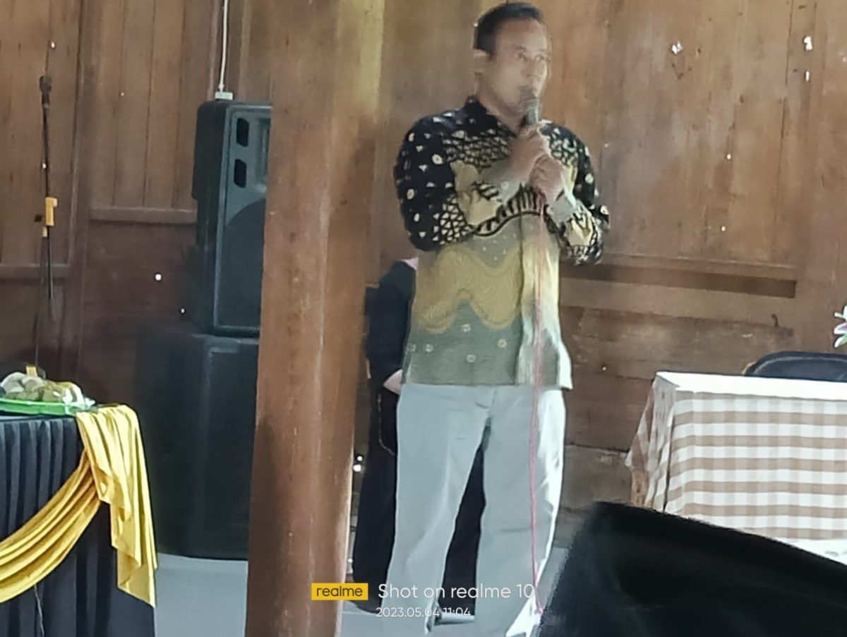 Ketua BPD Desa Gedongsari, Helmi Hidayat,