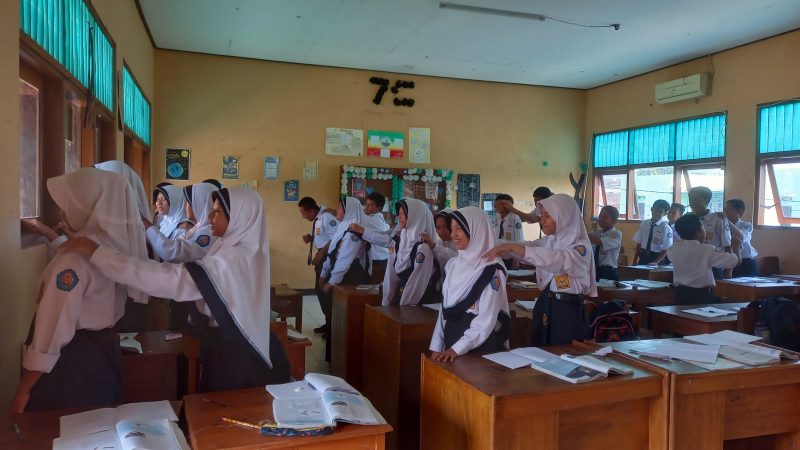 Siswa SMP 2 Blora.