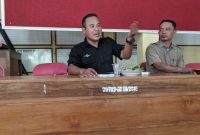 Ketua BPD Desa Gedongsari, Helmi Hidayat bersama Kepala Desa Gedongsari.