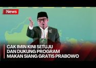 Cak Imin Kini Setuju dan Dukung Program Makan Siang Gratis Prabowo