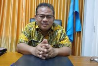 Sekretaris Dinas Pendidikan Blora, Nuril Huda diruang kerjanya.