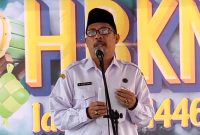 Kepala Dinas Perdagangan, Koperasi, dan UKM (Dindagkopkum) Rembang, Moch. Mahfud.