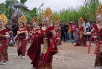 Karnaval HUT RI ke 80 di Desa Puledagel.