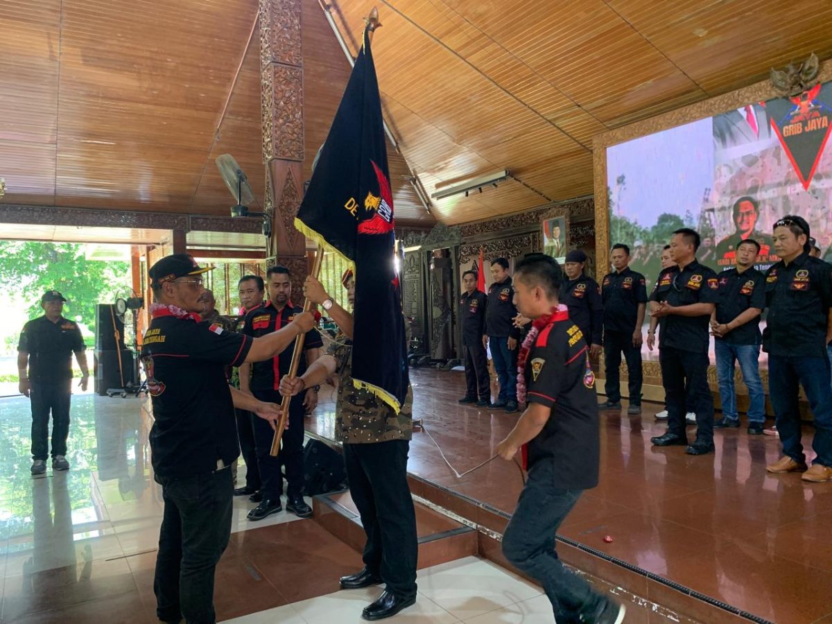 Pelantikan GRIB Jaya Blora di Pendopo Rumah Dinas Bupati. 