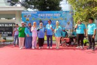 Kepala Dinas Kesehatan Blora, Edy Widayat di acara CFD. 