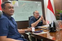 Wakil Ketua DPRD Kabupaten Blora, Lanova Chandra Tirtaka.saat melakukan melakukan kunjungan kerja ke PT Agrinas Pangan Nusantara.