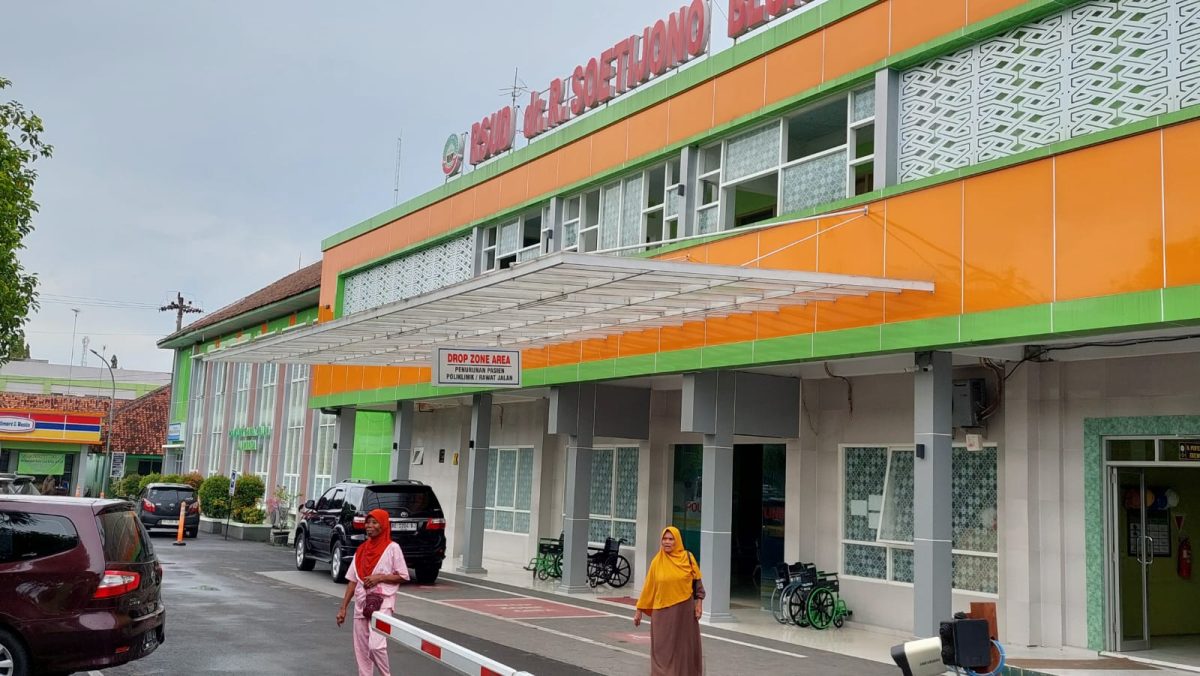 Halaman depan RSUD R. Soetidjono Blora.