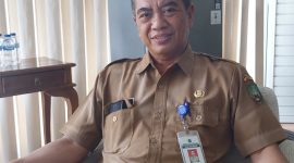 Kepala Dinas Perumahan, Permukiman, dan Perhubungan (Dinrumkimhub) Kabupaten Blora, Pujiriyanto di ruang kerjanya.